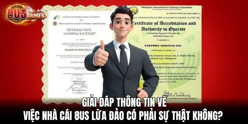 Giải đáp thông tin về việc nhà cái 8us lừa đảo có phải sự thật không?